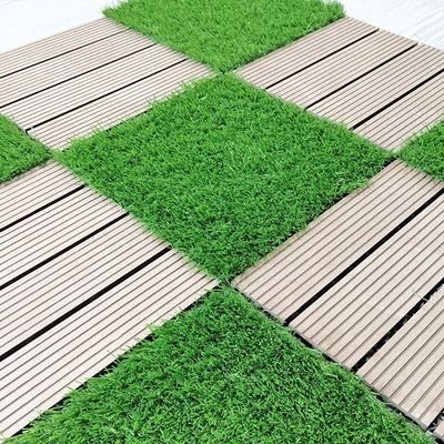 상업용 인위 잔디 잔디 타일 인클로킹 디자인 3/8 인치 가이드 DIY 애완 동물 잔디 매트