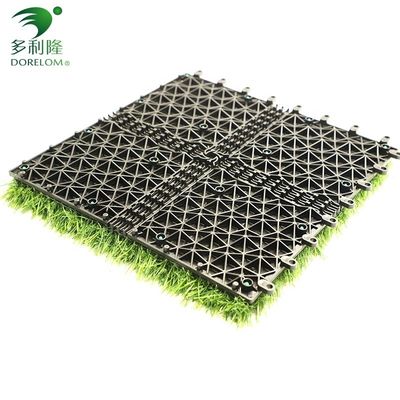 인위 잔디 타일 30x30cm 3cm 높음 하우스타크 녹색 실내외용
