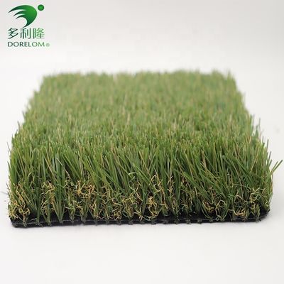 고밀도 자외선 보호 인공 잔디 주거용 녹색 카펫 6mm 충전