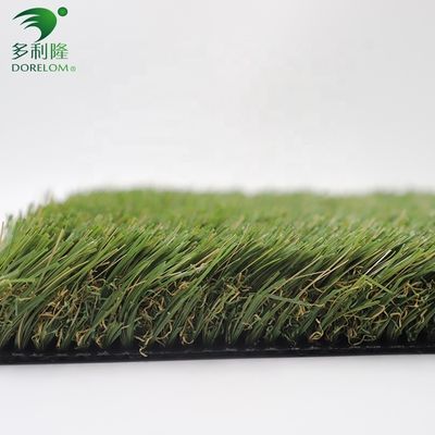 고밀도 자외선 보호 인공 잔디 주거용 녹색 카펫 6mm 충전