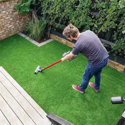PE PP 축구 잔디용 인공 잔디 3m 너비 4G 25x25 4mx25m 6x4 15mm Dtex