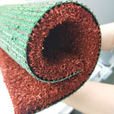높이 10mm-15mm 레드 인공 잔디 배드민턴 달리기 경로 및 트랙 스포츠 배드민턴